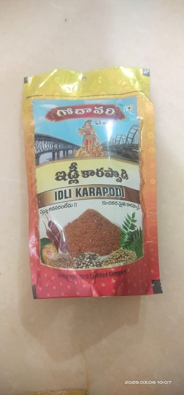 GODAVARI IDLI KARAPODI POWDER 100G